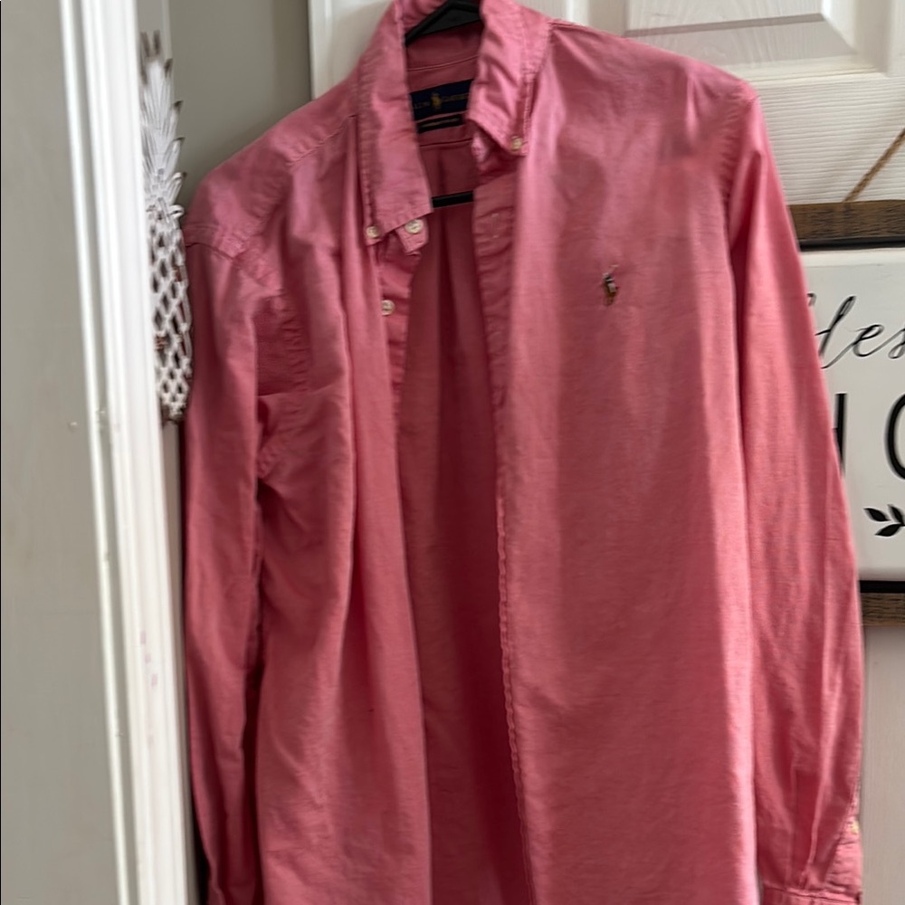Ralph Lauren Pink Button-Down Shirt
